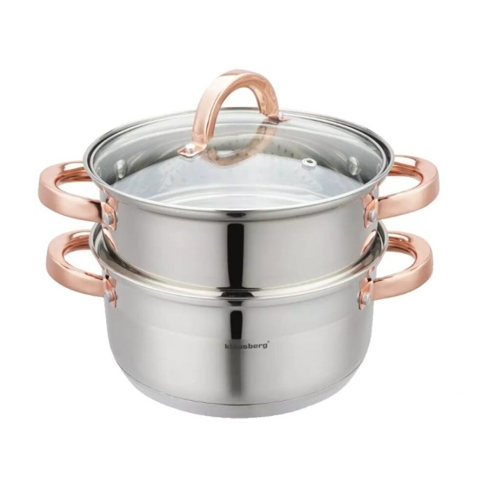 Oala pentru abur 3 pcs, 20 cm, 3.1 litri, Klausberg