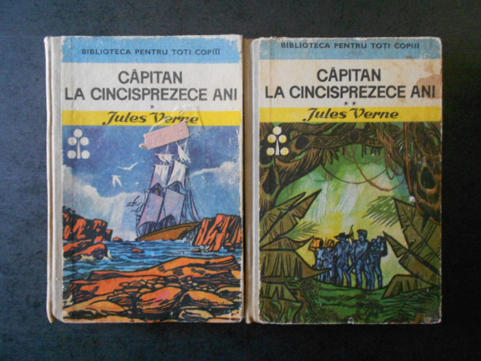 Jules Verne - Capitan la cincisprezece ani 2 volume (coperta uzata)