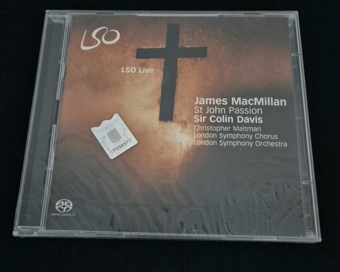 SACD Super Audio Cd London Symphony Orchestra James MacMillan St John Passion Dirijor Sir Colin Davis