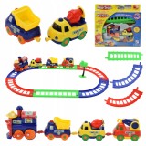 SET DE TREN PENTRU COPII LOCOMOTIVĂ VAGOANE DE TREN SET