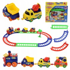 SET DE TREN PENTRU COPII LOCOMOTIVĂ VAGOANE DE TREN SET