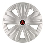 Set 4 Capace Roti, potrivite jantelor de R16, pentru Mitsubishi, model glory Gri