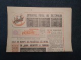 ZIARUL SPORTUL SUPLIMENT FOTBAL 2 DECEMBRIE 1988