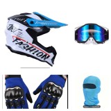 Cumpara ieftin Set casca moto-atv-trotineta-enduro+Ochelari+Manusi+Cagula ,marimi disponibile M si L