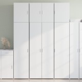 VidaXL Dulap &icirc;nalt, alb, 80x42,5x249 cm, lemn prelucrat