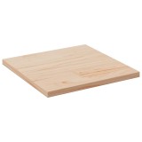 vidaXL Blat de masă, 60x60x2,5 cm, lemn masiv de pin, pătrat