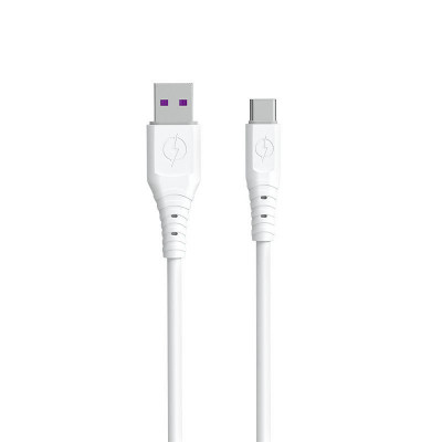 Cablu Dudao USB - Cablu USB Tip C 6A 1 M Alb (TGL3T) foto