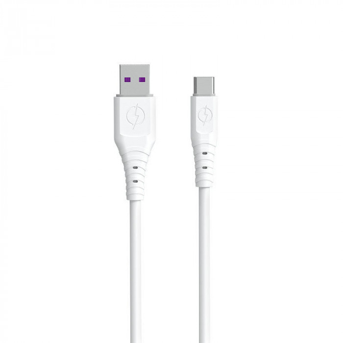 Cablu Dudao USB - Cablu USB Tip C 6A 1 M Alb (TGL3T)