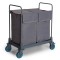 Carucior Hotelier pentru Lenjerie si Rufe Murdare Esenia, 2 x 125L