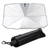 Cumpara ieftin Parasolar auto, universal, pliabil, protectie UV, negru, 56&times;31 inchi, Oem