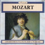 CD Muzica Clasica: Mozart - Concerte pentru Flaut si Harpa, Mozart - Flaut Concerto, Casa de discuri Palette, Stare Buna