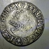 Austria 3 kreuzer 1627 / Kutna Nora argint Ferdinand ll RaR