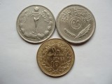 IRAN - 2 RIAL 1342 /1963 + IRAQ - 50 FILS 1975 + LIBAN 10 PIASTRES 1970 LM1.07, Asia