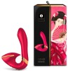 Vibrator Clitoris SOYO RASPBERRY SHUNGA TOYS, 17cm, 10 Vibratii, Reincarcabil, Silicon ABS, Rezistent Apa