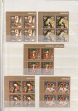 ROMANIA 2006 LP 1711 SFINTELE PASTI BLOCURI DE 4 TIMBRE MNH