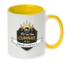 Cana maner galben personalizata &quot;Cel mai bun Cumnat&quot;, INOVATIX&reg;. 330ml, Oem