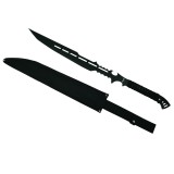 Cumpara ieftin Sabie Vanatoare Cold Blood, 71cm, Otel, Maner Textil, Teaca Curea, Negru