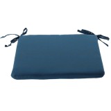 Perna pentru scaun 40x40x3 cm impermeabila, cu fermoar si prindere, albastra