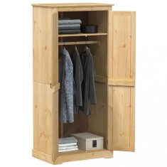 vidaXL Șifonier Corona, 76x50x170 cm, lemn masiv de pin 4002769