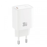 Incarcator Retea XO Design CE53, 30W, 3A, 1 x USB-C, Alb
