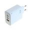 &Icirc;ncărcător OTB USB GaN (2xUSB-C + 1xUSB-A) cu USB Power Delivery USB-PD - 3 porturi - 65W - alb