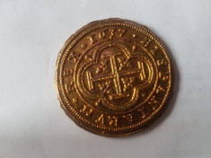 Moneda hispania anul 1637 foto