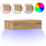 Cumpara ieftin Noptiera Stejar artizanal 60x35 cm Lemn prelucrat