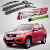Cumpara ieftin Ștergătoare Suzuki Grand Vitara II JT 3 Uși 2012-2015 | Set Față și Spate Flat &ndash; TeamCar&reg;