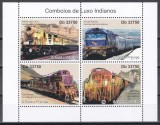 Sao Tome si Principe 2011 - Trenuri de lux indiene, Bloc, Cota 12 EURO, MNH