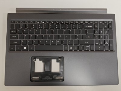 Carcasa superioara cu tastatura palmrest Laptop, Acer, Aspire 7 A715-74G, 6B.QHDN2.001, AM2Y2000500, AP2Y2000700, iluminata, neagra, layout US foto