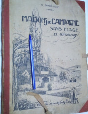 carte veche foarte rara 1926 arhitectura de colectie foto