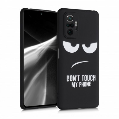 Husa pentru Xiaomi Redmi Note 10 Pro, Silicon, Negru, 54555.01 foto