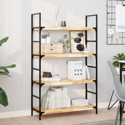 vidaXL Raft suspendat, 80x30x4 cm, lemn masiv de acacia netratat 3279451 foto
