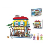 Blocuri de constructie, Restaurantul de pe plaja, 908piese,23,9 x 18,8 x 20,3 cm