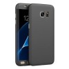 Husa 360 Full Cover Fata Spate Samsung Galaxy S7 Edge, Protectie Completa, Negru
