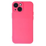 Husa protectie compatibila cu apple iphone 13 mini, ultra silm, silicon htpmag, camera superprotect, interior din microfibra, fuchsia 32.422