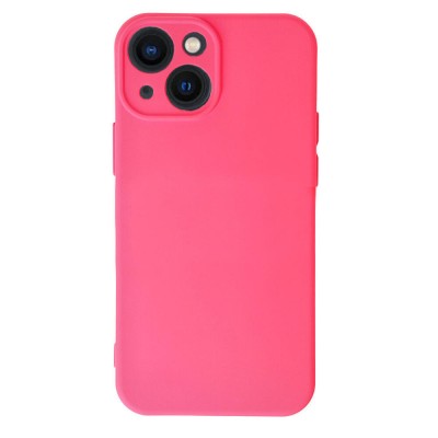 Husa protectie compatibila cu apple iphone 13 mini, ultra silm, silicon htpmag, camera superprotect, interior din microfibra, fuchsia 32.422 foto
