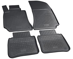 Set de 4 covorase cauciuc 3D stil tavita premium pentru Mercedes E-Class W212,S212 2009-2016