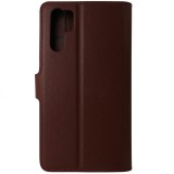 Husa tip carte cu stand Techsuit, aspect piele maro, pentru Huawei P30 Pro
