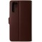 Husa tip carte cu stand Techsuit, aspect piele maro, pentru Huawei P30 Pro