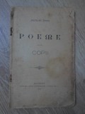 Poeme Pentru Copii - Nicolae Tincu, Editura Populara 1897, Carte Veche, Romana, 110 Pagini