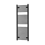 Radiator curbat pentru uscător de prosoape 1200x500 mm negru