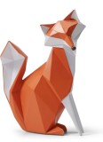 Cumpara ieftin Statueta decorativa moderna, HAUCOZE, Vulpea Sienna, scultuura pentru casa sau birou, 20 cm