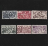 Guyana Franceza , Colonii franceze 1946 - Omnibuse , Ajutorul pentru copii , serie 6 valori, dantelate , MNH , Mi.227-232, Militar, Nestampilat
