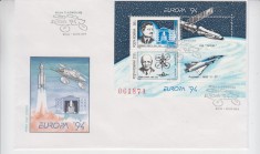 C12 - FDC Romania - Europa 94 - colita - LP1342 - 1994