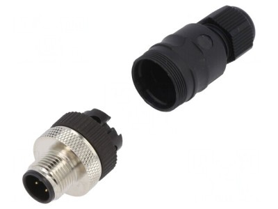 Mufă M12 3-PIN IP67 pe cablu DeviceNet/CANopen foto