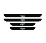 Set 4 stickere protectie praguri pentru Audi DOPE