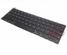 Tastatura laptop Apple A1989 MacBook Pro 13-inch Mid 2019 neagra US fara rama cu iluminare foto