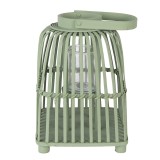 Cumpara ieftin Felinar ratan verde sticla 21x21x30 cm