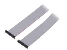Cablu panglică SAMTEC IDC 609,6mm FFSD-20-D-24.00-01-N cu conectori IDC ambele părți